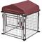 Show in main carousel: Two By Two The Hangout Expandable Steel Dog Kennel, Small, Black slide 3 of 11