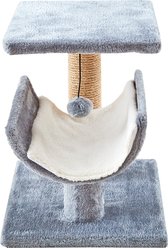 Two By Two The Hazel Sisal Cat Tree, Small, Grey