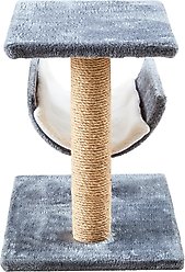 Two By Two The Hazel Sisal Cat Tree, Small, Grey slide 2 of 9