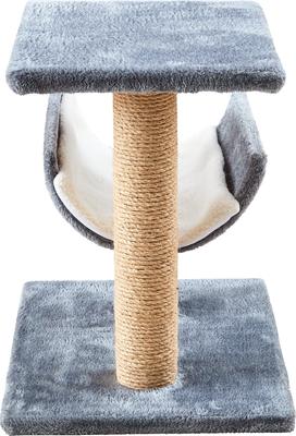 Show full view: Two By Two The Hazel Sisal Cat Tree, Small, Grey slide 2 of 11