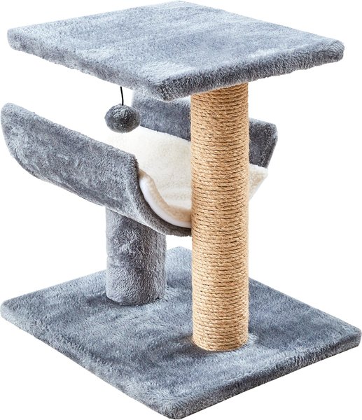 Two By Two The Hazel Sisal Cat Tree, Small, Grey