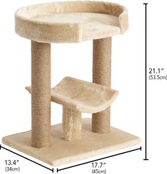 Two By Two The Laurel 21.1-in Jute Cat Scratching Post, Beige slide 2 of 4