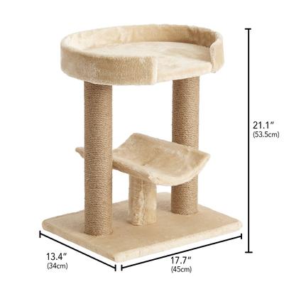 Show full view: Two By Two The Laurel 21.1-in Jute Cat Scratching Post, Beige slide 3 of 7
