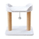 Two By Two The Linden Twin Sisal Cat Tree, Small, Ivory 