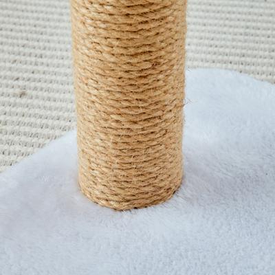 Show full view: Two By Two The Linden Twin Sisal Cat Tree, Small, Ivory  slide 7 of 9