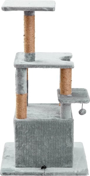 Two By Two The McIntosh Cat Tree, Medium, Grey