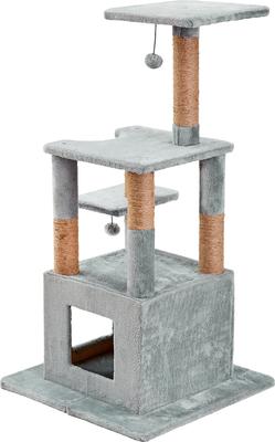 Show full view: Two By Two The McIntosh Cat Tree, Medium, Grey slide 6 of 10