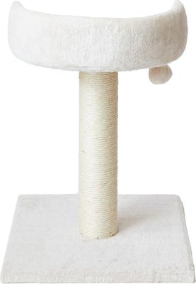 Show full view: Two By Two The Milkwood 20.5-in Plush Cat Tree & Condo, Cream, Small slide 7 of 10