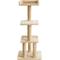 Show in main carousel: Two By Two The Sycamore 44.1-in Faux-Fleece Cat Tree, Beige slide 4 of 6