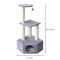 Show in main carousel: Two By Two The Wisteria 42.9-in Plush Cat Tree & Condo, Grey, Medium slide 3 of 10