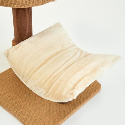 Show full view: Two By Two The Yaupon 21.5-in Cat Tree & Lounger, Beige slide 7 of 10