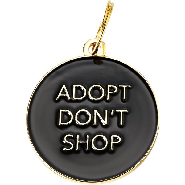 Two Tails Pet Company Adopt Don't Shop Personalized Dog & Cat ID Tag