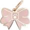 Show in main carousel: Two Tails Pet Company Bow Brass Non-Personalized Dog & Cat ID Tag, Pink slide 1 of 4