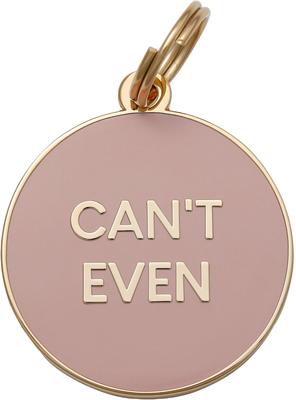 Show full view: Two Tails Pet Company Cant Even Personalized Dog & Cat ID Tag slide 1 of 5