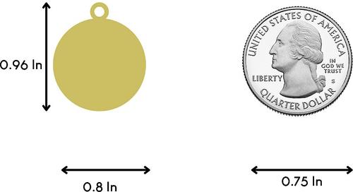 Show full view: Two Tails Pet Company Don't Stress Meowt Personalized Cat ID Tag slide 3 of 3