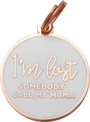 Show full view: Two Tails Pet Company I'm Lost Personalized Dog & Cat ID Tag, White slide 1 of 4