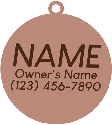 Show full view: Two Tails Pet Company I'm Lost Personalized Dog ID Tag slide 2 of 4