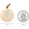 Show in main carousel: Two Tails Pet Company Lightning Bolt Brass Non-Personalized Dog & Cat ID Tag, Gold/White slide 4 of 4