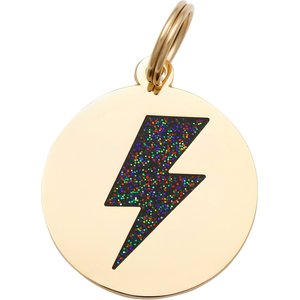 Two Tails Pet Company Lightning Bolt Personalized Dog & Cat ID Tag