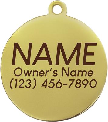 Show full view: Two Tails Pet Company Lightning Bolt Personalized Dog & Cat ID Tag slide 3 of 4