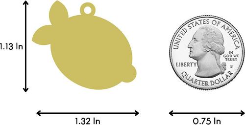 Show full view: Two Tails Pet Company Main Squeeze Personalized Dog & Cat ID Tag slide 4 of 5