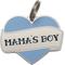 Show in main carousel: Two Tails Pet Company Mama's Boys Personalized Dog & Cat ID Tag slide 1 of 4