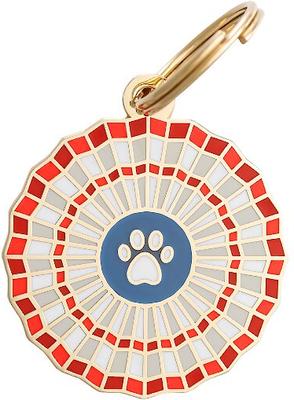 Show full view: Two Tails Pet Company Personalized Americana Dog & Cat ID Tag slide 1 of 4