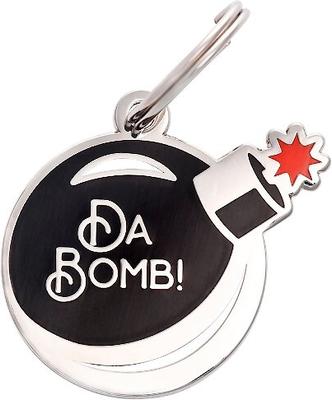 Show full view: Two Tails Pet Company Personalized Da Bomb! Dog & Cat ID Tag slide 1 of 6