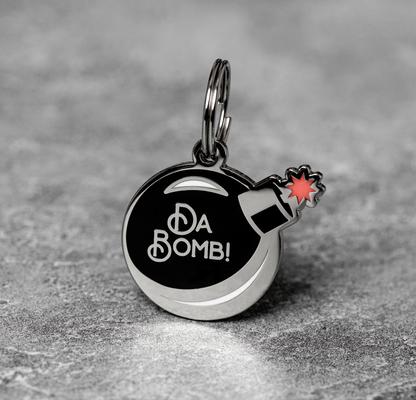 Show full view: Two Tails Pet Company Personalized Da Bomb! Dog & Cat ID Tag slide 4 of 6