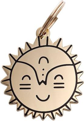 Show full view: Two Tails Pet Company Personalized Smiling Sun Dog & Cat ID Tag slide 1 of 5