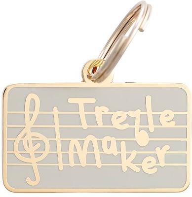 Show full view: Two Tails Pet Company Personalized Treble Maker Dog & Cat ID Tag slide 1 of 4