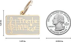 Two Tails Pet Company Personalized Treble Maker Dog & Cat ID Tag slide 2 of 3