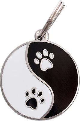 Show full view: Two Tails Pet Company Personalized Yin Yang Dog & Cat ID Tag slide 1 of 6