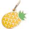 Show in main carousel: Two Tails Pet Company Pineapple Brass Non-Personalized Dog & Cat ID Tag, Yellow slide 1 of 4