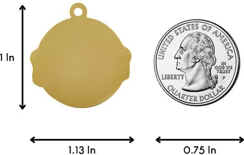 Show full view: Two Tails Pet Company Pupperoni Personalized Dog ID Tag slide 4 of 5