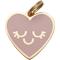 Show in main carousel: Two Tails Pet Company Smiling Heart Personalized Dog & Cat ID Tag, Pink slide 1 of 6