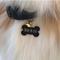 Show in main carousel: Two Tails Pet Company Treat Yo Self Brass Non-Personalized Dog & Cat ID Tag, Black slide 2 of 4