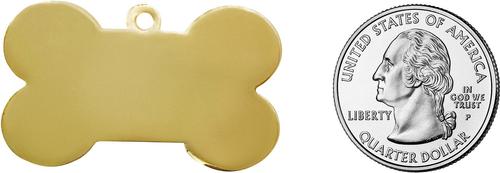 Show full view: Two Tails Pet Company Treat Yo Self Personalized Dog & Cat ID Tag, Black slide 3 of 6