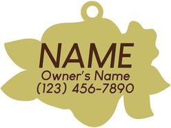 Two Tails Pet Company Wild Flower Personalized Dog & Cat ID Tag slide 2 of 3