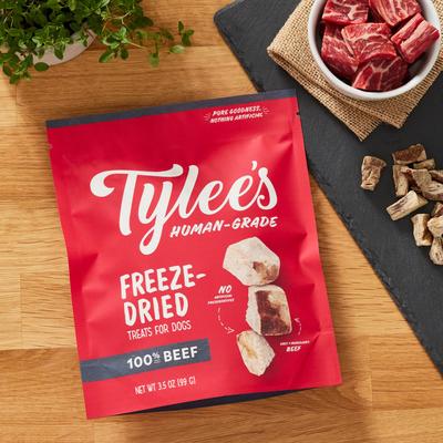 Show full view: Tylee’s Beef Human-Grade Freeze-Dried Dog Treats, 3.5-oz bag slide 4 of 9