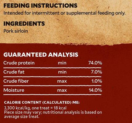Show full view: Tylee's Pork Jerky Dog Treats, 8-oz bag slide 5 of 6