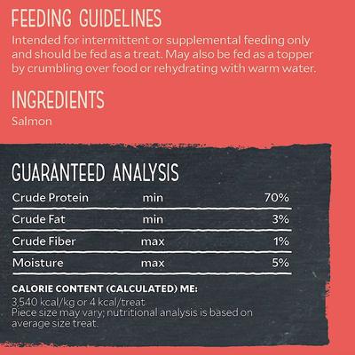 Show full view: Tylee's Salmon Human-Grade Freeze-Dried Dog Treats, 3.5-oz bag slide 7 of 9