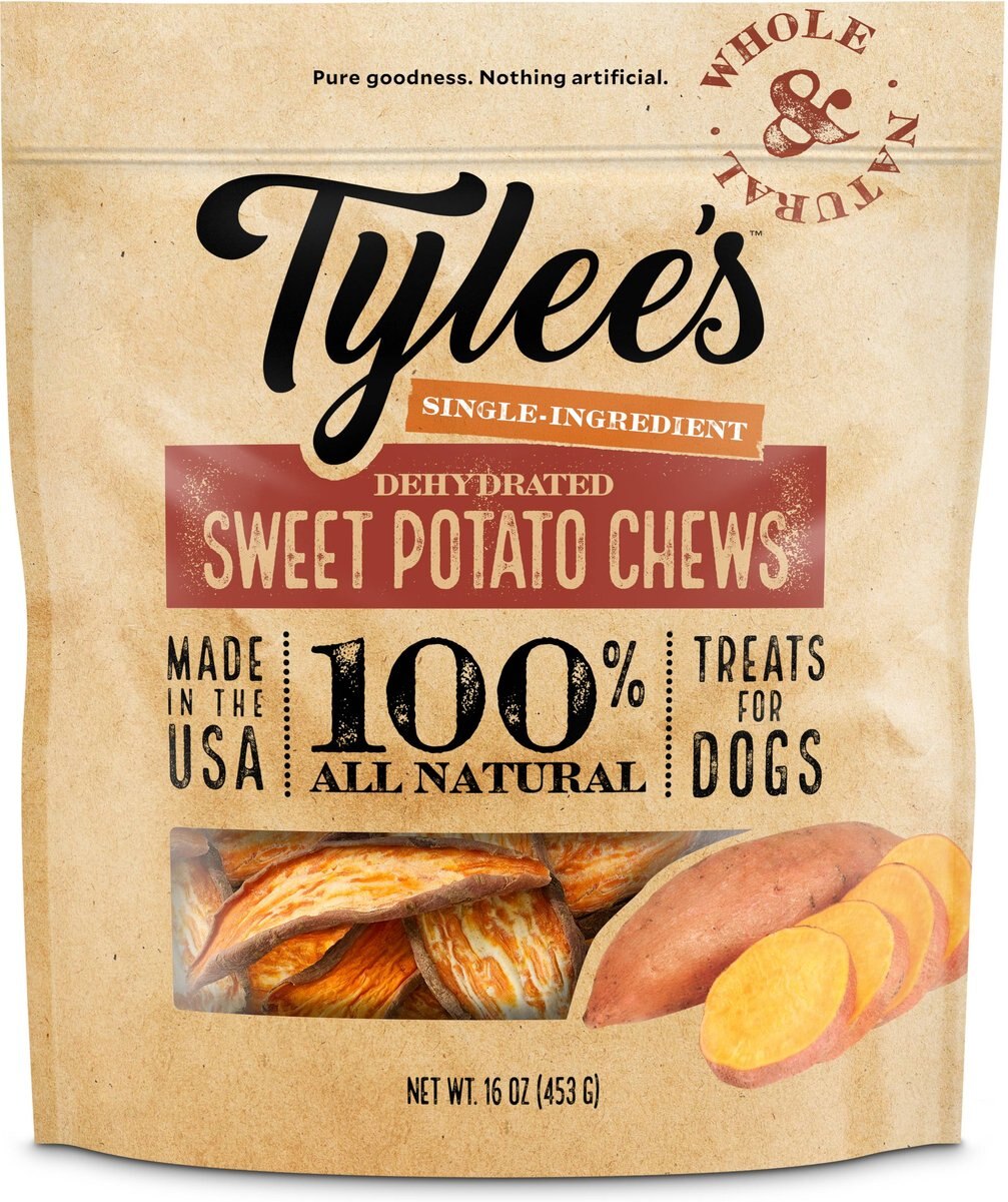 Tylee's Sweet Potato Chew Dehydrated Dog Treats