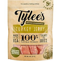 Tylee's Turkey Jerky Dog Treats, 8-oz bag