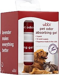 Ubbi Lavender-Scented Dog & Cat Odor Absorbing Gel, 3 count slide 1 of 5