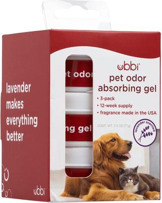 Show full view: Ubbi Lavender-Scented Dog & Cat Odor Absorbing Gel, 3 count slide 1 of 6