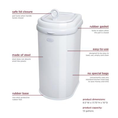 Show full view: Ubbi Litter Scoop Dog & Cat Waste Pail slide 3 of 8