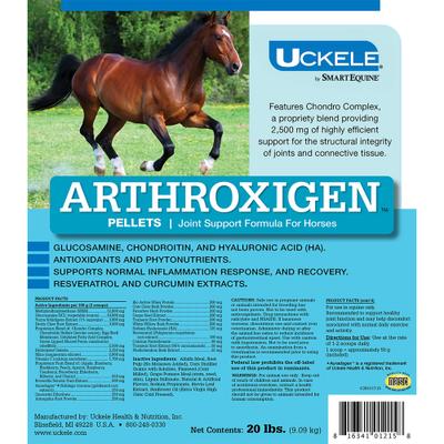 Show full view: SmartEquine Arthroxigen Pellets Horse Supplement, 20-lb pail slide 2 of 4