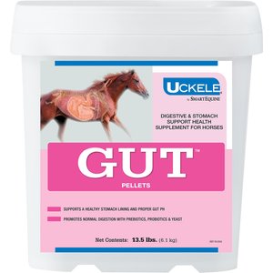 SmartEquine GUT Pellets Horse Supplement, 13.5-lb pail