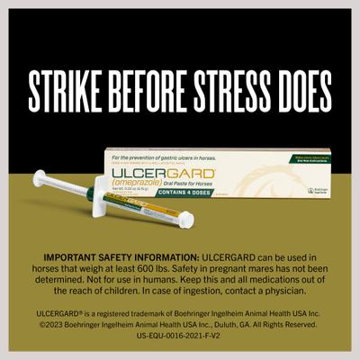 Show full view: Ulcergard Omeprazole Paste Horse Treatment, 1 syringe, .22-oz syringe slide 6 of 8